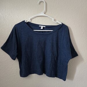 dELiA*s Navy Blue Crop Top